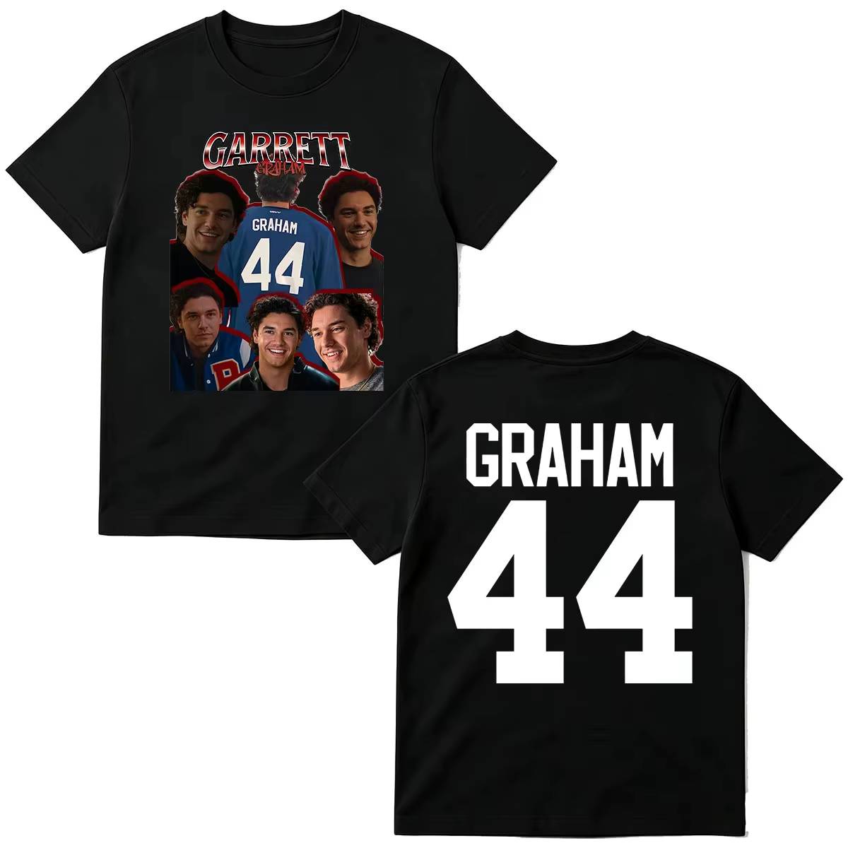 Off Campus Garrett Graham 44 T-shirts Briar University Hockey T-shirt pour hommes et femmes, vêtemen