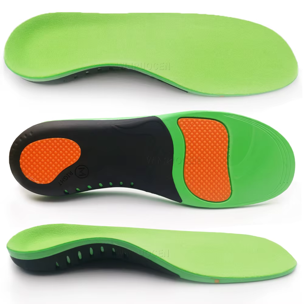 Semelle intérieure orthopédique de soutien de la voûte plantaire haute, Type X/O, pieds plats, ortho