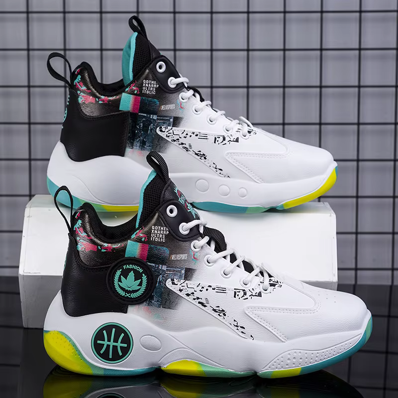 Soldes Exceptionnelles de la Saison : Chaussures de Basketball Montantes pour Hommes – Élégantes, Sp