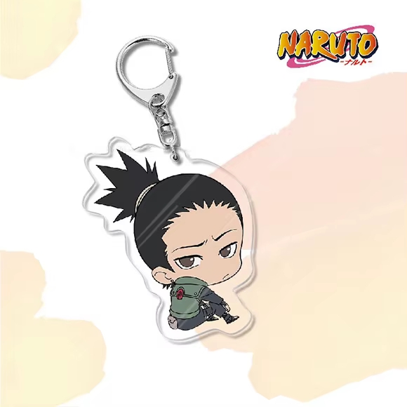 Pendentif porte-clés acrylique NARUTO Cosplay, accessoire créatif