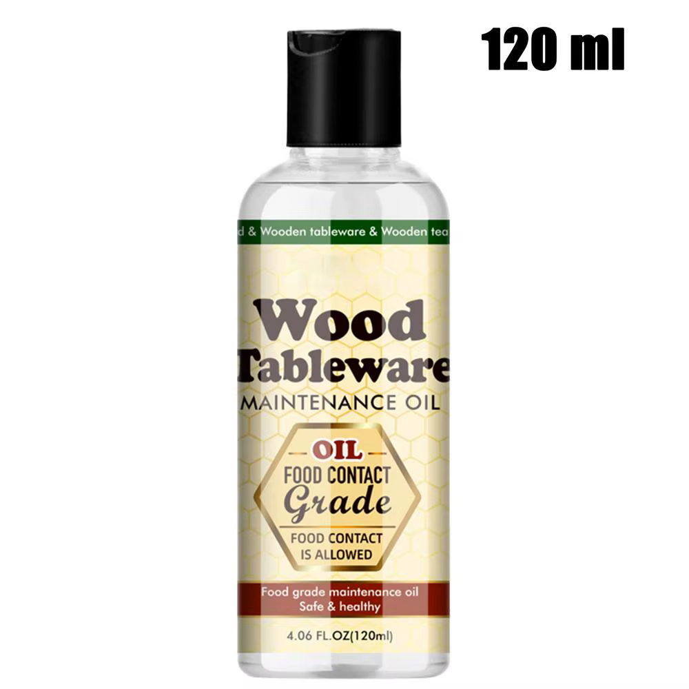 Huile d'entretien pour planches à découper en bois 120 ml, huile de conditionnement pour service à t