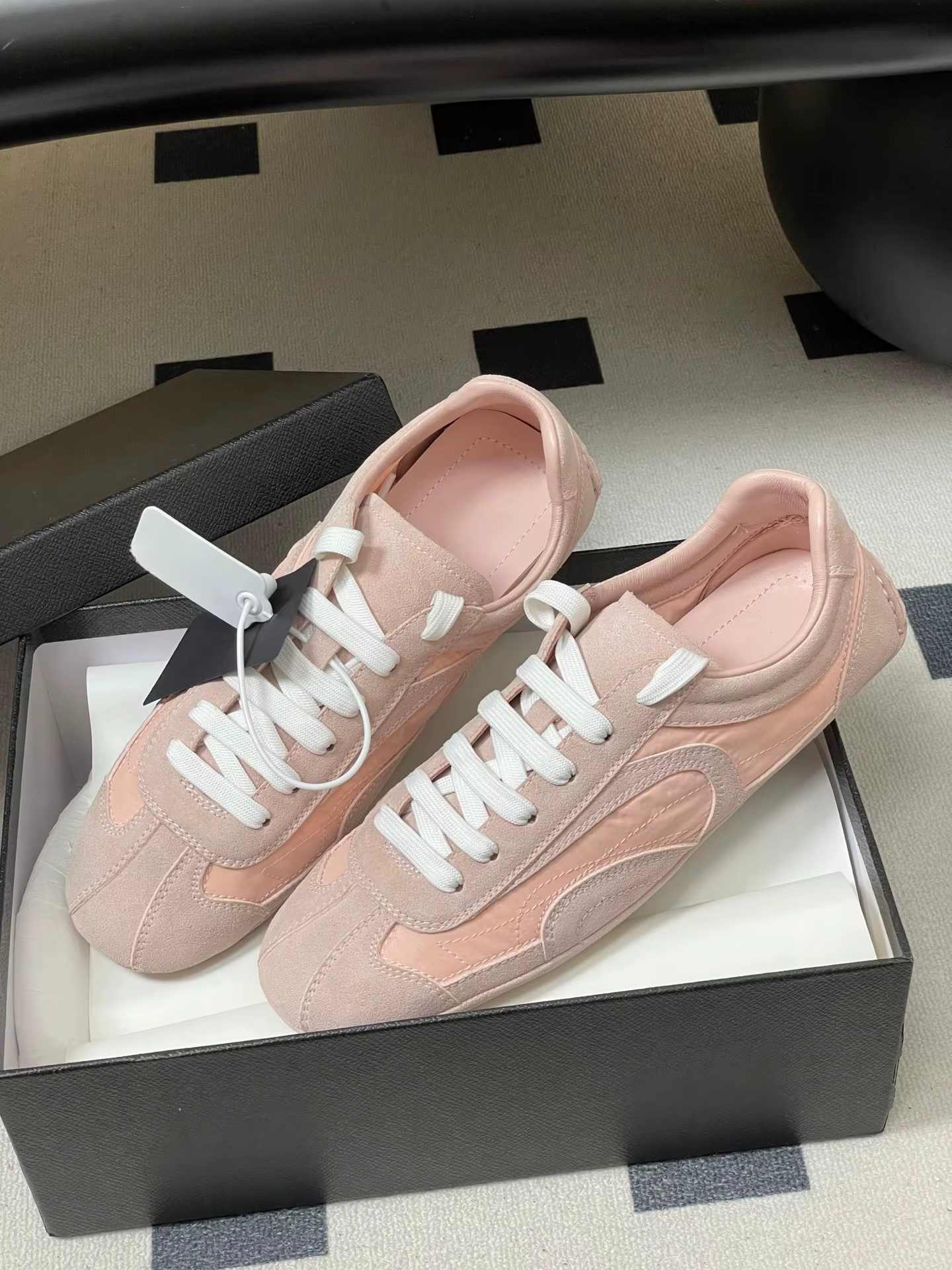 Baskets décontractées de luxe pour femmes, chaussures de ville, chaussures de randonnée en nylon et 