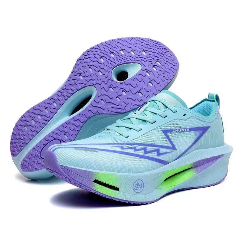 Chaussures de course 2026 avec plaque carbone, spécialité marathon, pour hommes et femmes, respirant