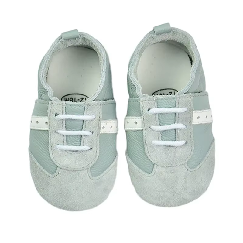 Chaussures bébé en cuir de vache souple Bebe chaussons nouveau-né pour bébés garçons filles infantil