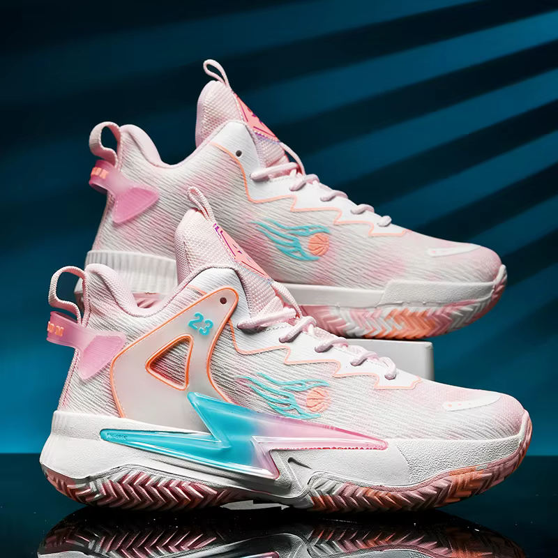 Chaussures de basket-ball pour hommes, antidérapantes, unisexes, respirantes, de haute qualité, bask