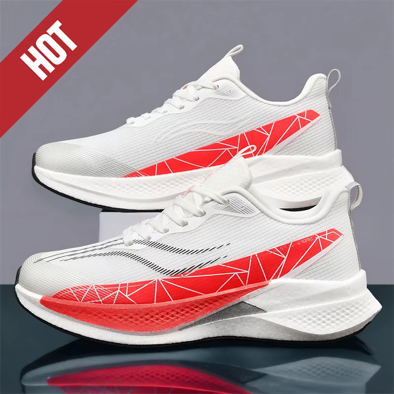 Chaussures de course Marathon Spécialisées Homme Femme Sportives avec Plaque Carbone Respirantes Lég