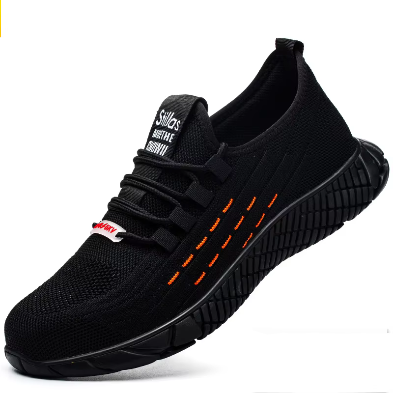 Ultraléger nouvelles baskets de travail chaussures à bout en acier hommes chaussures de sécurité cha