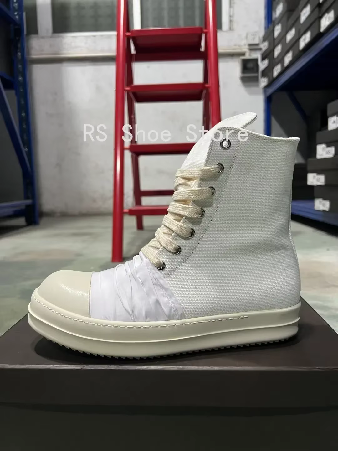 Ro marque Ro hommes chaussure femmes Sneaker blanc toile chaussures haut espadrilles décontractées f