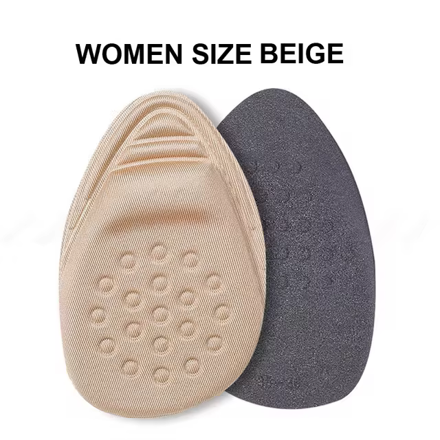 Coussinets d'avant-pied pour femmes, demi-semelles à talons hauts, antidérapants, soulagement de la 