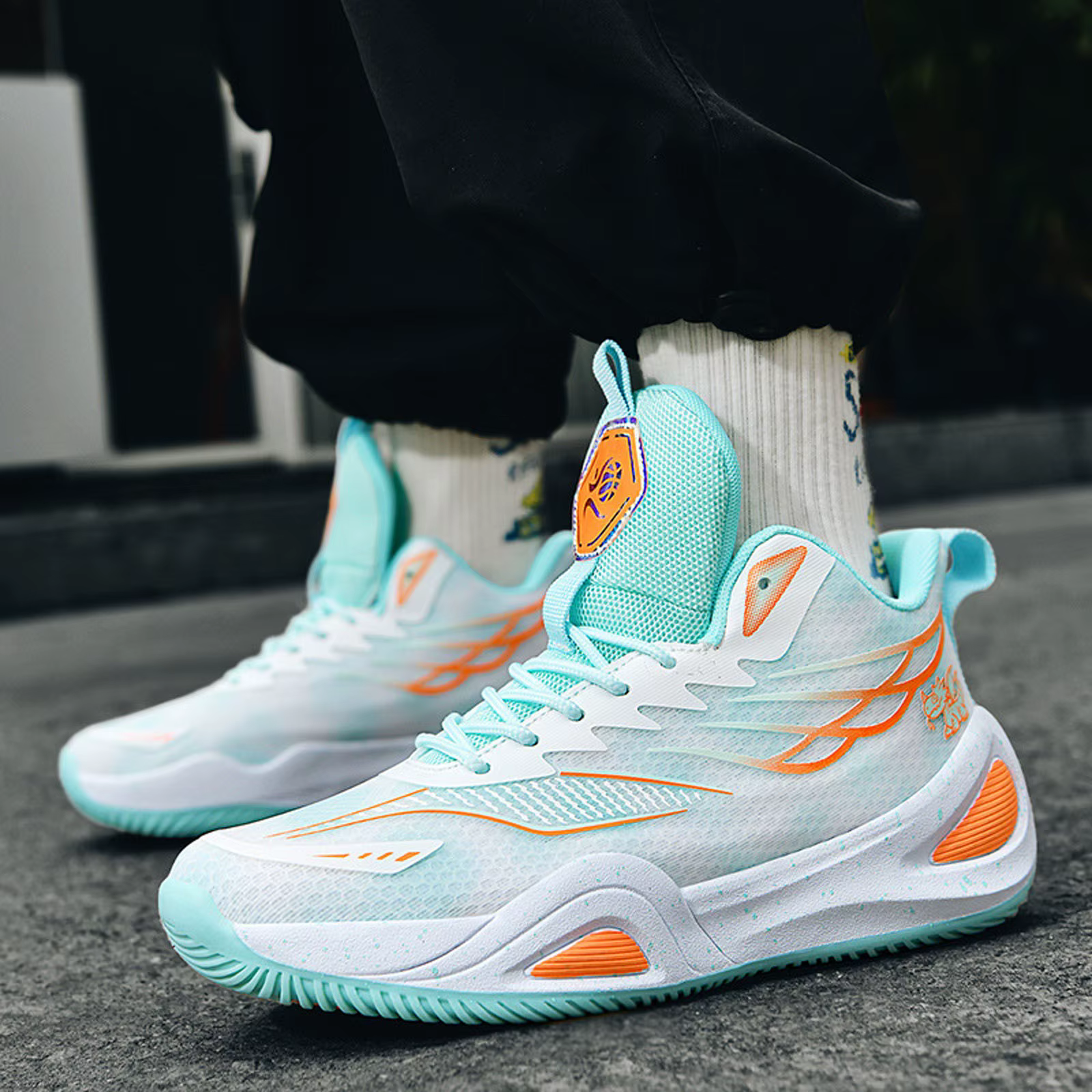 Chaussures de Sport de basket-ball pour femmes, baskets d'extérieur respirantes et antidérapantes po