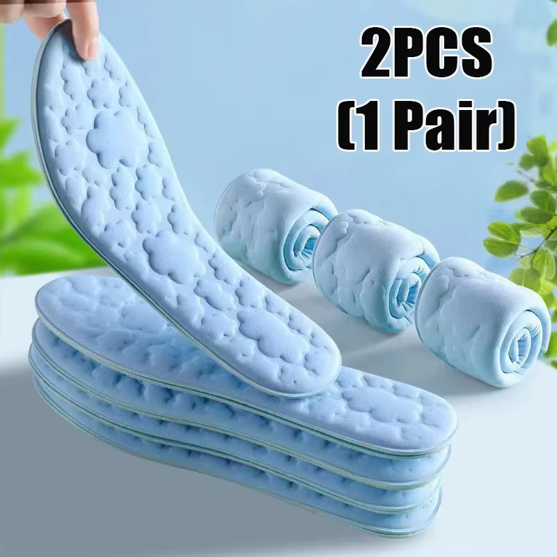 Semelles intérieures en mousse à mémoire de forme pour chaussures, semelle respirante, coussin de Sp