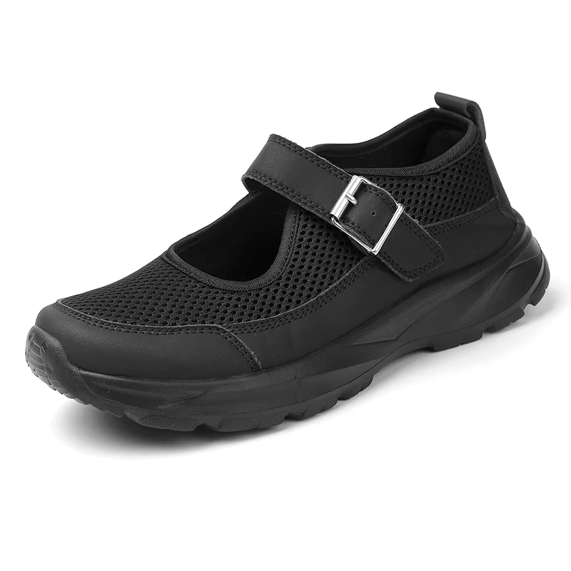 Chaussures de marche pour femmes, baskets décontractées en maille respirante, légères, antidérapante