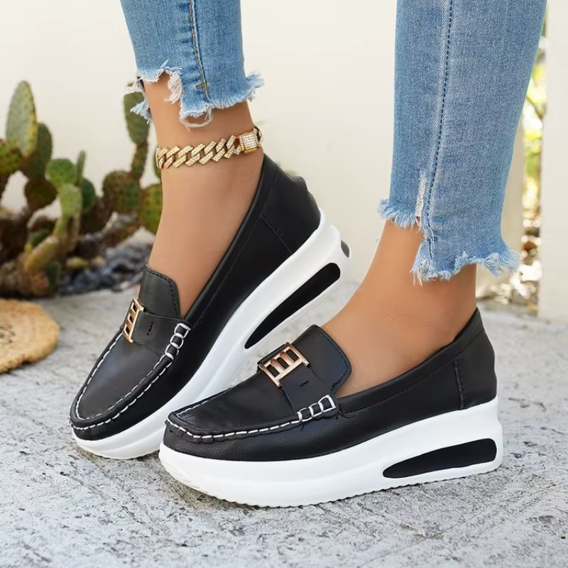Nouvelles Chaussures Vulcanisées Femme 2026 – Baskets Décontractées à Bout Rond pour l'Extérieur, Ch