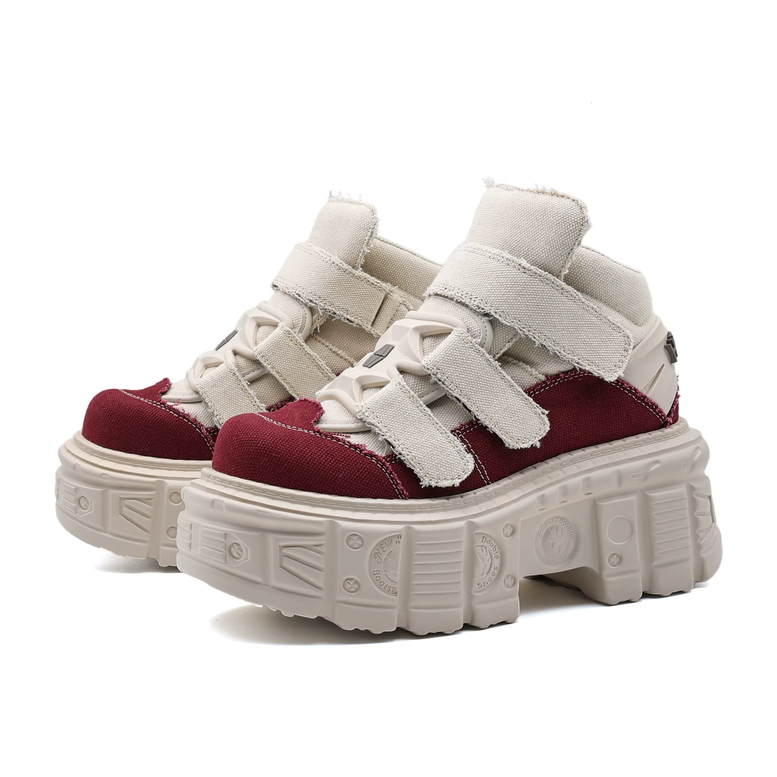 Gothique cheville Rock bottes 2026 femme baskets nouveau Style Punk femmes chaussures à lacets talon