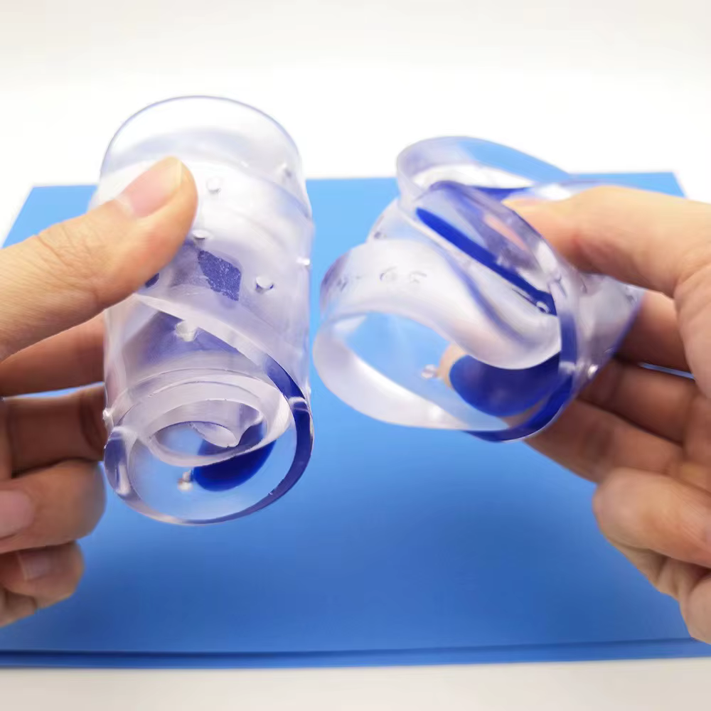 Semelle intérieure en silicone PU pour le sport, transparente, respirante, absorption des chocs, mas