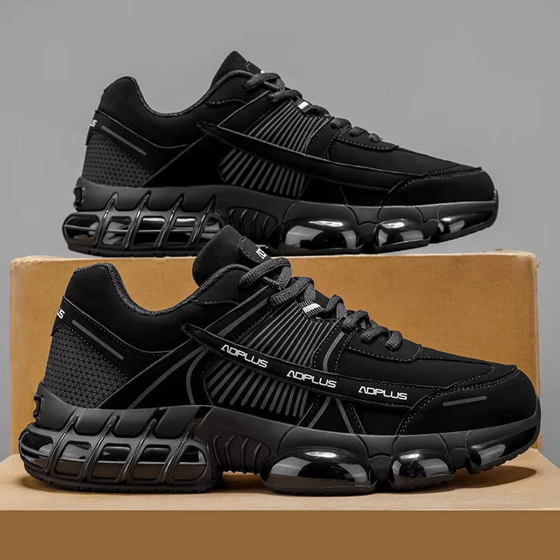 Baskets Chunky Tendance pour Hommes Grandes Tailles 39-48 Automne Hiver Respirantes en Maille Amorti