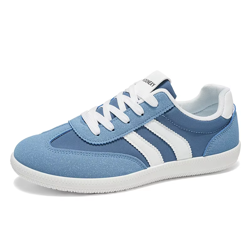 Baskets décontractées bleues tendance pour hommes, grande taille 48, chaussures de créateur basses, 
