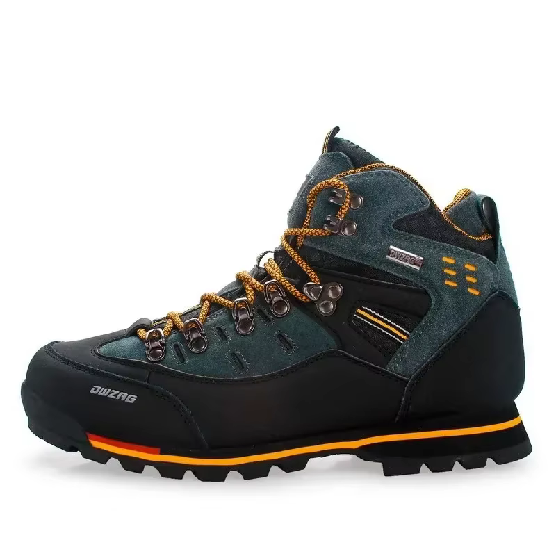 Chaussures tricolores pour hommes, baskets montantes rembourrées à talon plat, mi-baril, bottes déco