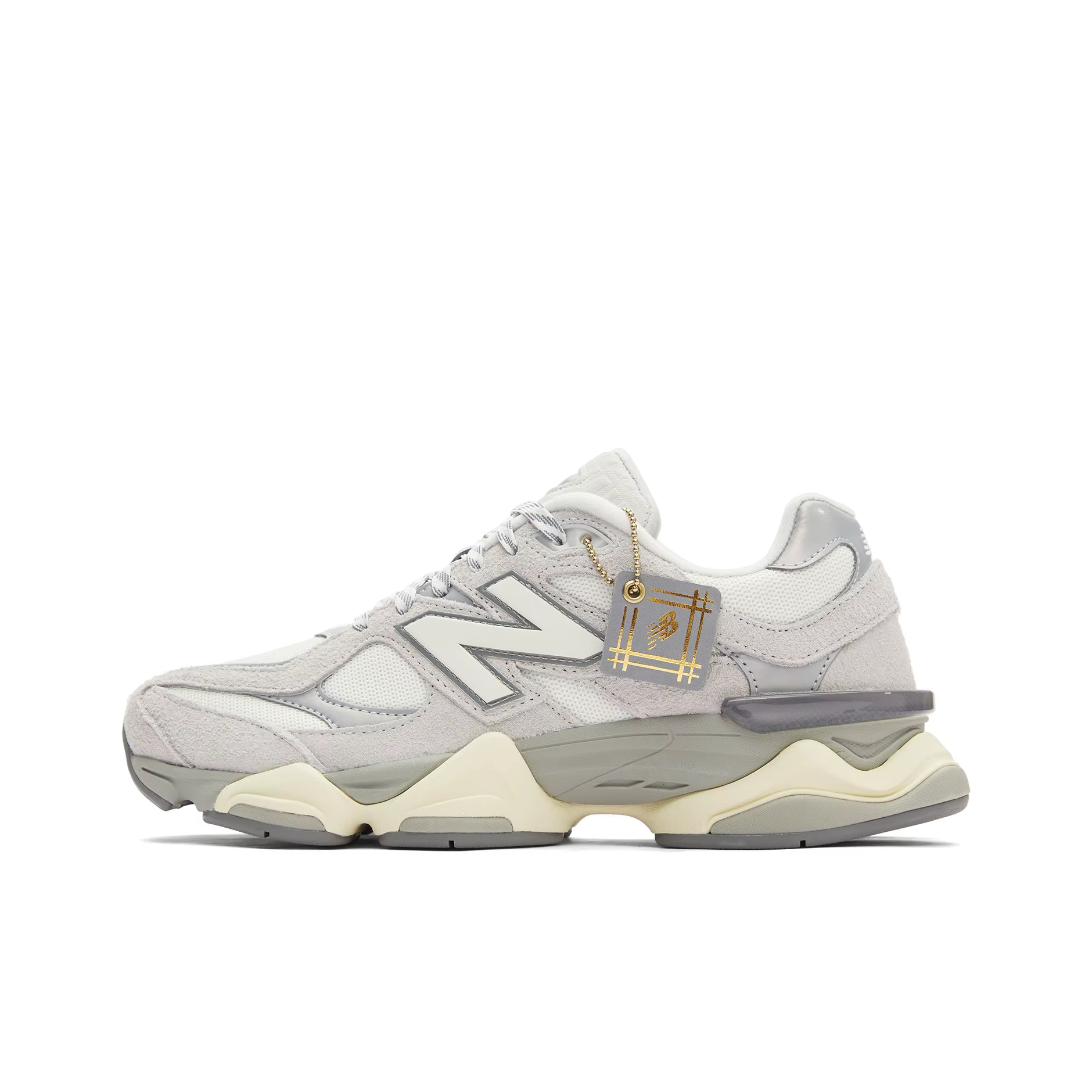 New Balance NB 9060 Baskets basses décontractées unisexes, gris | Rétro et élégant, résistant à l'