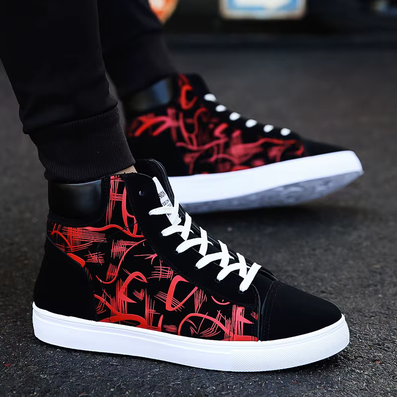 Baskets de mode hommes chaussures en tissu respirant Cool Style de rue chaussures hommes marque bask