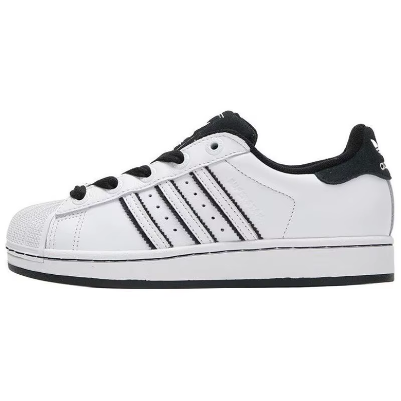 Adidas Originals Superstar II Homme Femme Chaussures de skate classiques décontractées en cuir Chaus