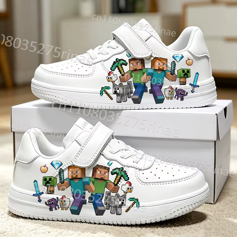Nouvelles Chaussures de Course M-Minecrafts 2026 pour Adolescents et Enfants – Baskets Respirantes e