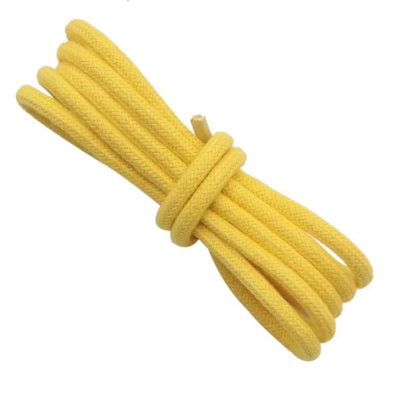 Weiou – chaussures de sport, 100% coton ciré, 5MM, forme ronde, étanche, jaune/rouge, pour fille