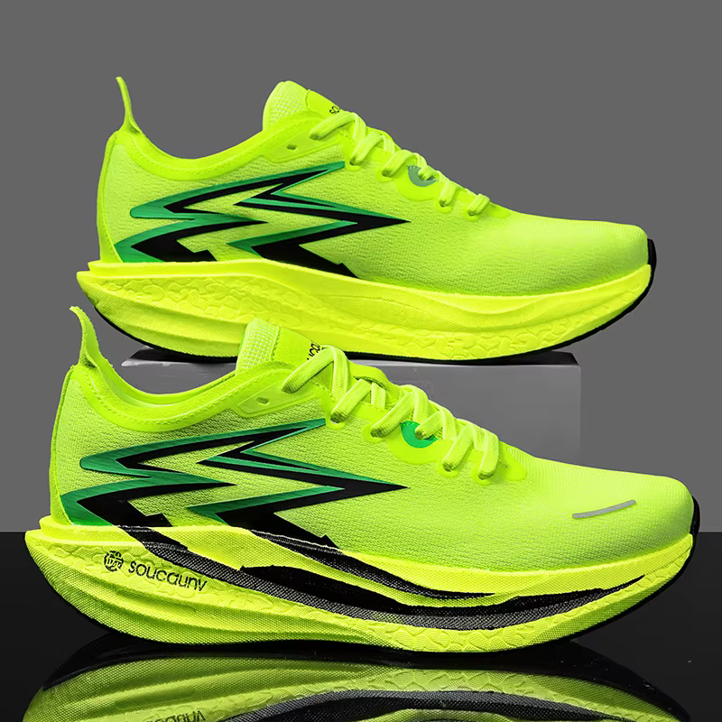 Nouvelles Chaussures de Course 2026 à Plaque Carbone Spécial Marathon – Respirantes, Légères et Conf