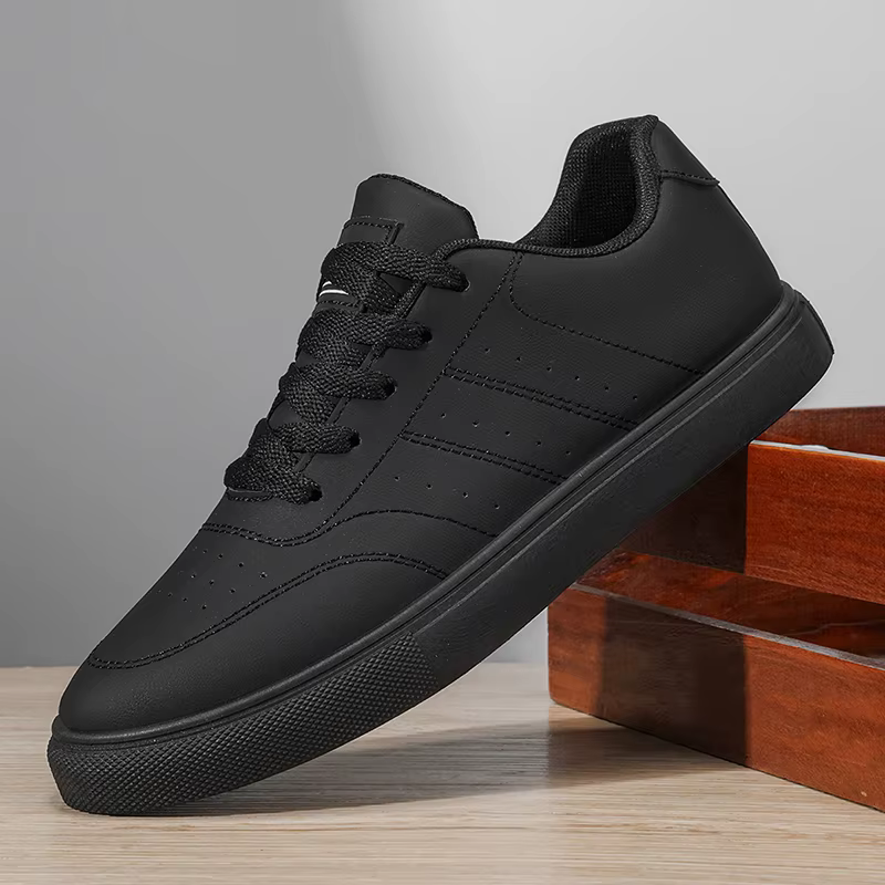 Sneakers classiques décontractées pour hommes |   Chaussures de skate minimalistes à lacets