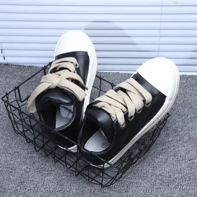 Chaussures simples en cuir pour adultes, chaussures décontractées en cuir PU pour hommes et femmes,