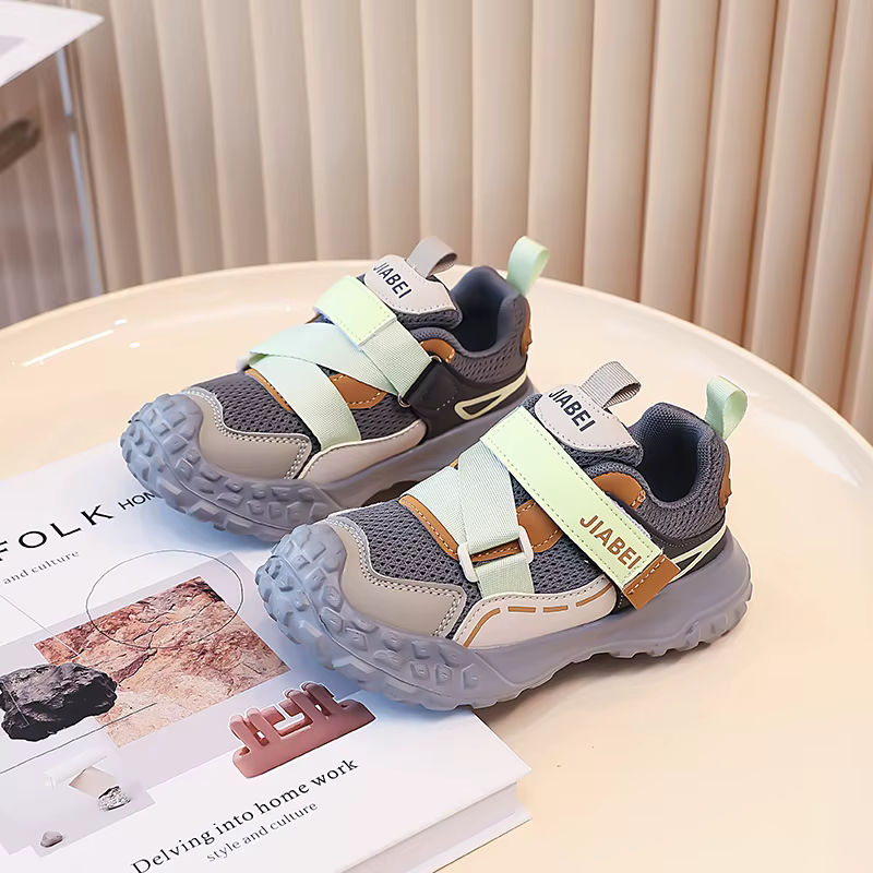 Chaussures de sport pour garçons et filles, baskets d'automne en maille à semelle souple, confortabl
