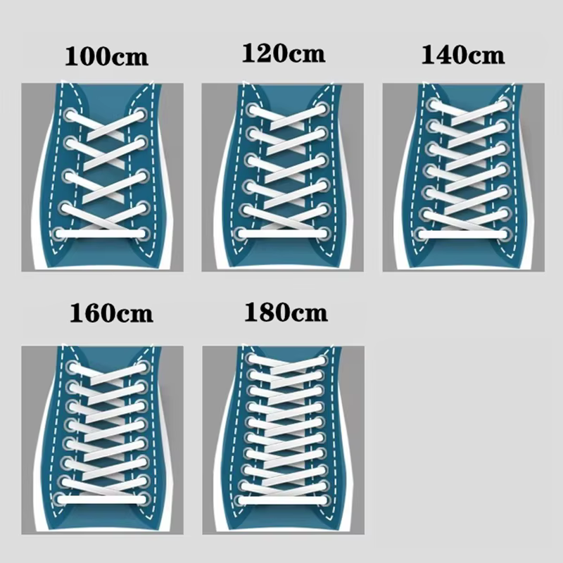 Lacets plats cirés en cuir lacets de chaussures décontractés imperméables bottes unisexe longueur de