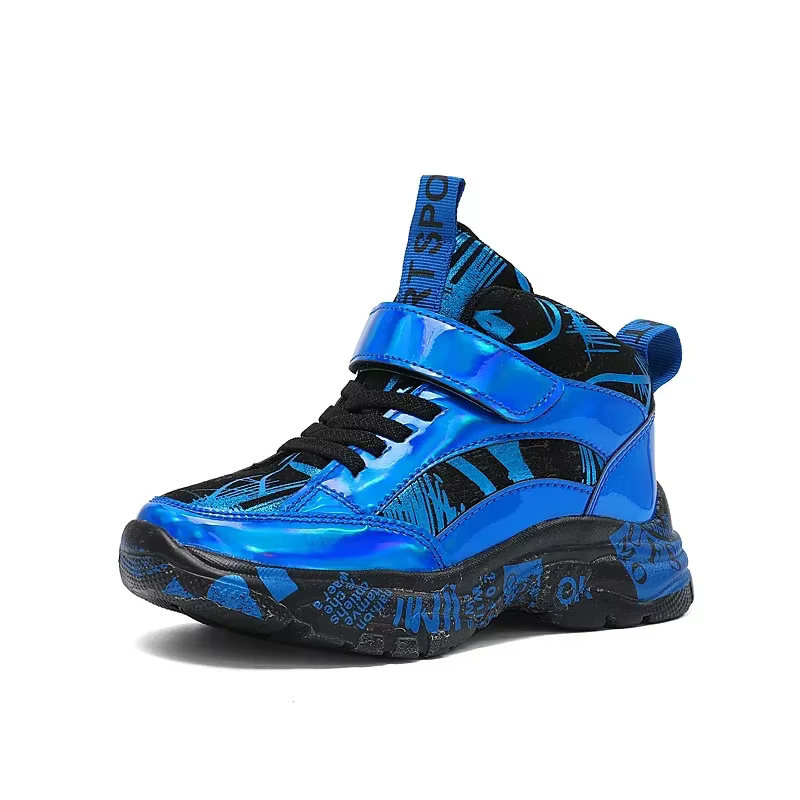 Nouveaux enfants baskets pour garçons en cuir chaussures de sport de course enfants garçon rue chaus
