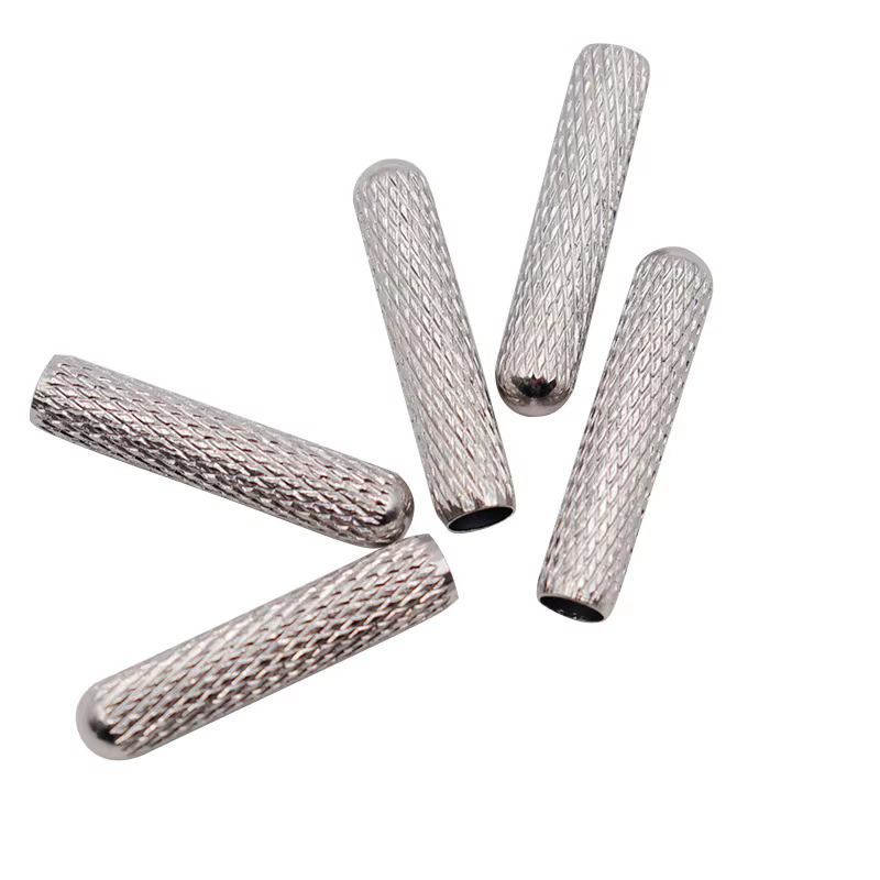 Tête de Remplacement pour Lacets Lumineux, Aglets de Balles Plaqués Argent, Accessoires de Chaussure