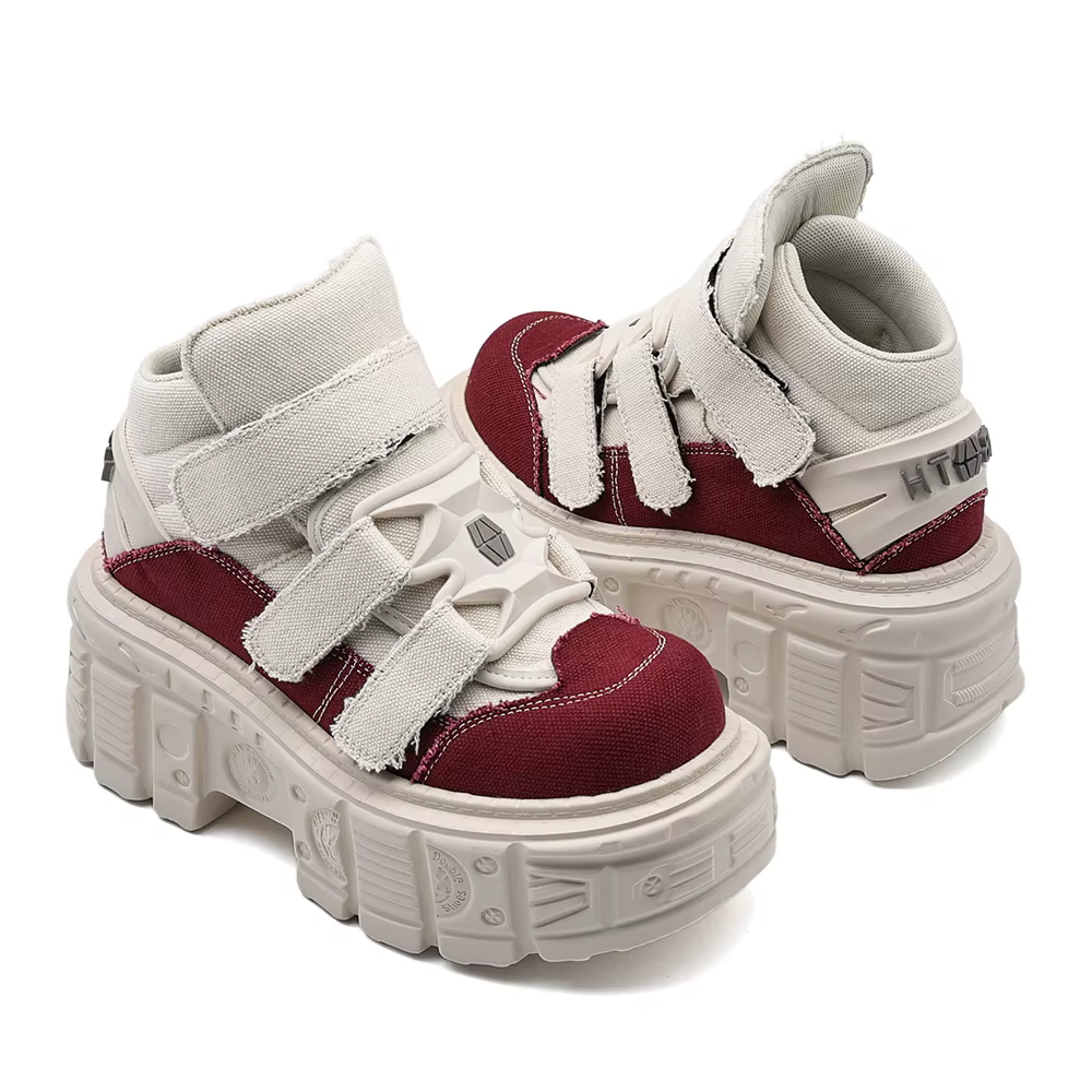 2026 gothique cheville Rock bottes nouveau Style Punk femmes chaussures à lacets talon hauteur 6CM p