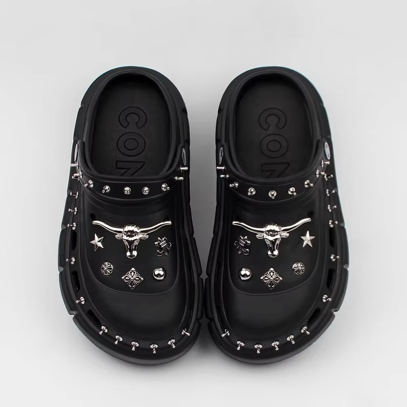 Chaussures femme sandales à plate-forme confortables pantoufles d'extérieur décontractées conçues ba