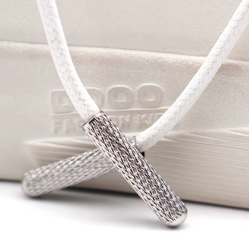 Tête de Remplacement pour Lacets Lumineux, Aglets de Balles Plaqués Argent, Accessoires de Chaussure
