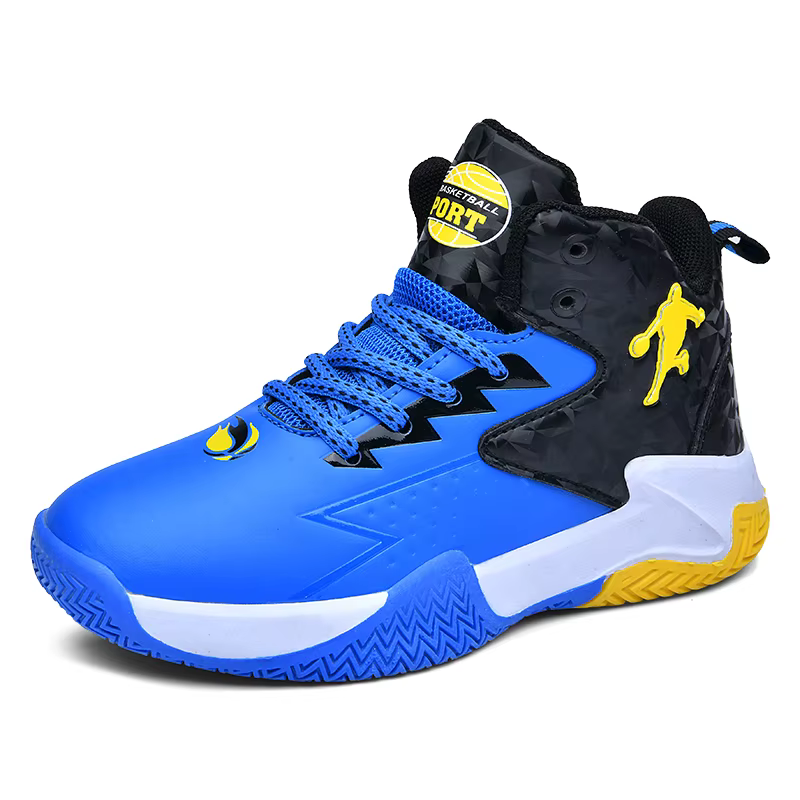 Chaussures de basket-ball classiques pour enfants, baskets antidérapantes d'extérieur pour garçons e