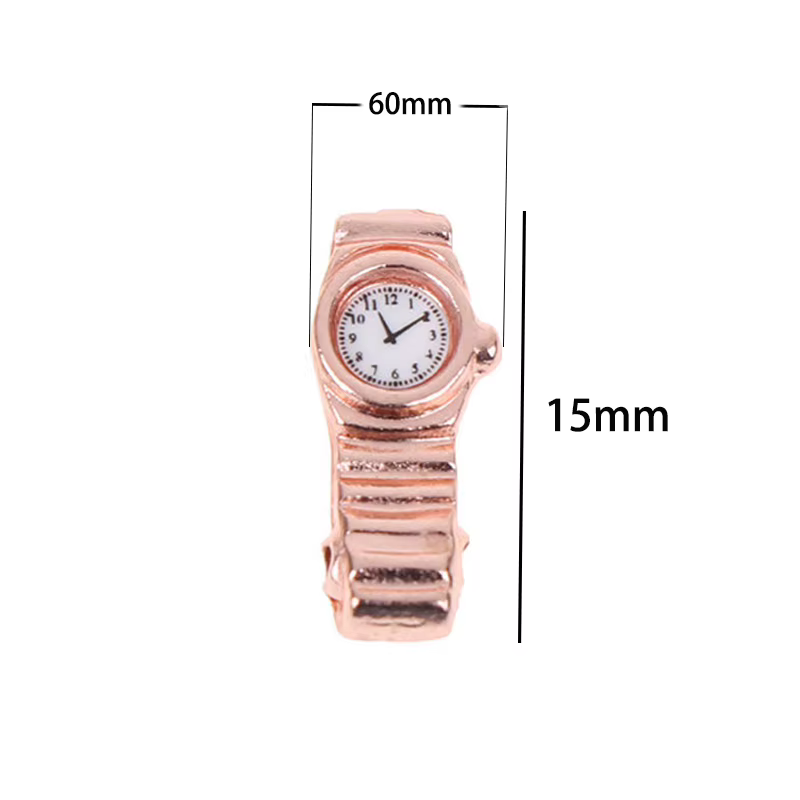 Mini montre poupée accessoires montre en métal poupée décorations pour poupées BJD semblant jouer jo