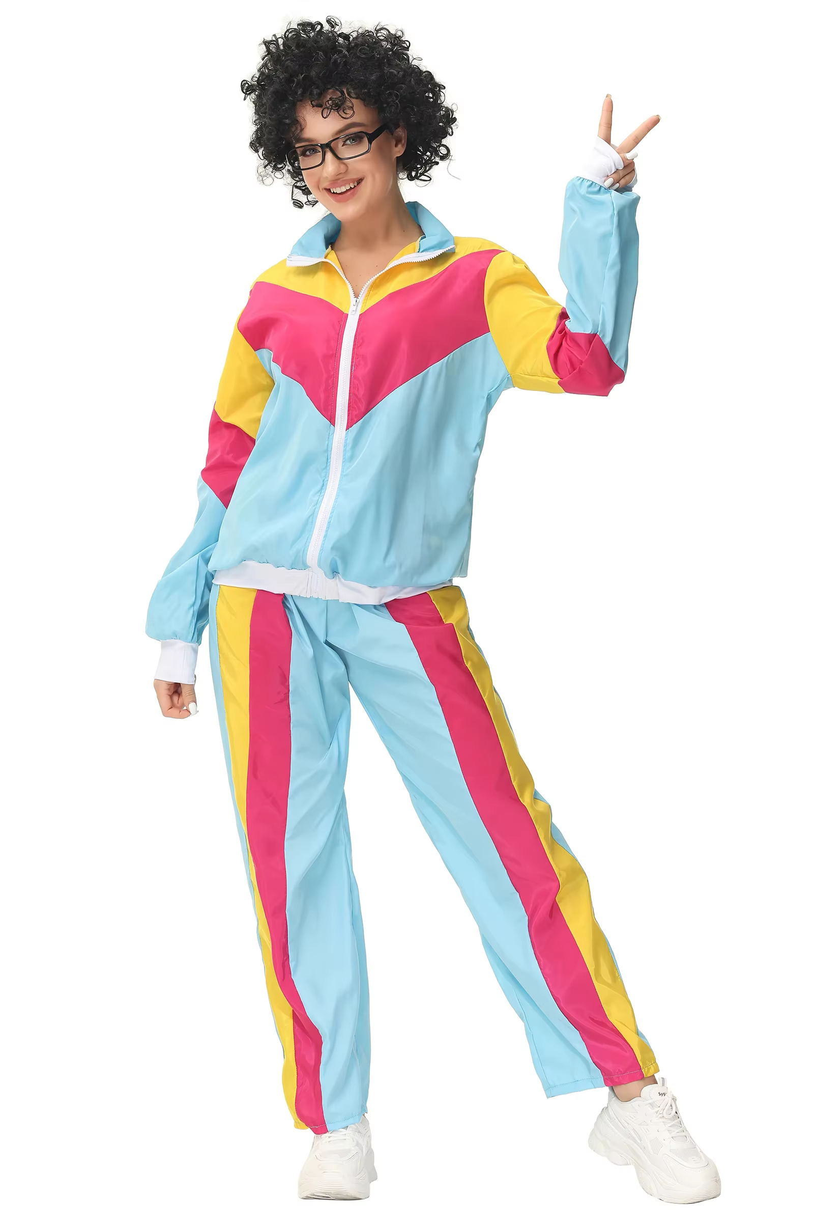 Costume de Cosplay Rock Disco Hippies pour femmes adultes, tenue de fête de carnaval d'halloween des