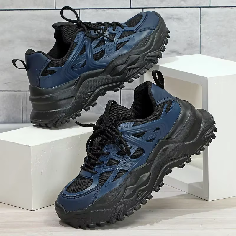 Chaussures de dehors à Plateforme Rose pour Femme, Baskets Épaisses Antidérapantes, Mode Couple, Étu