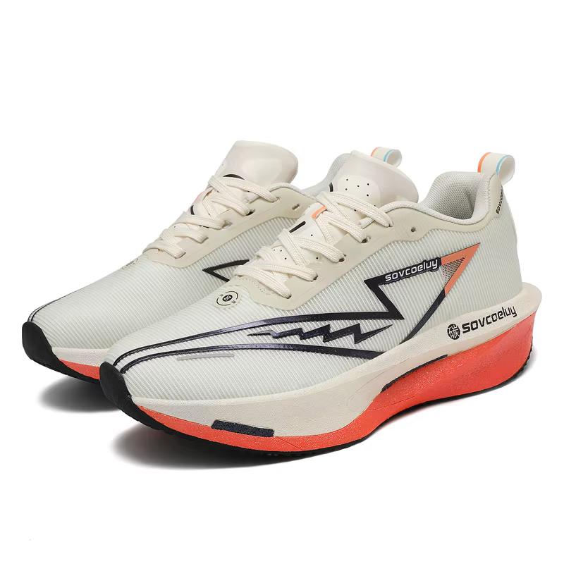 Chaussures de course planche de carbone spécialité Marathon hommes sport respirant léger femmes conf