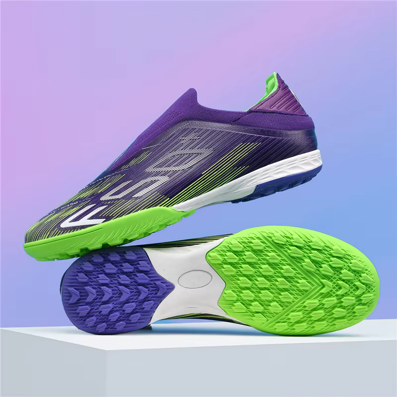 Nouvelles chaussures de football pour hommes, crampons confortables pour terrain synthétique, chauss