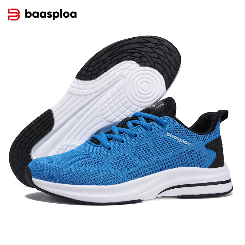 Baasploa – chaussures de course pour hommes, baskets décontractées en maille respirante, confortable