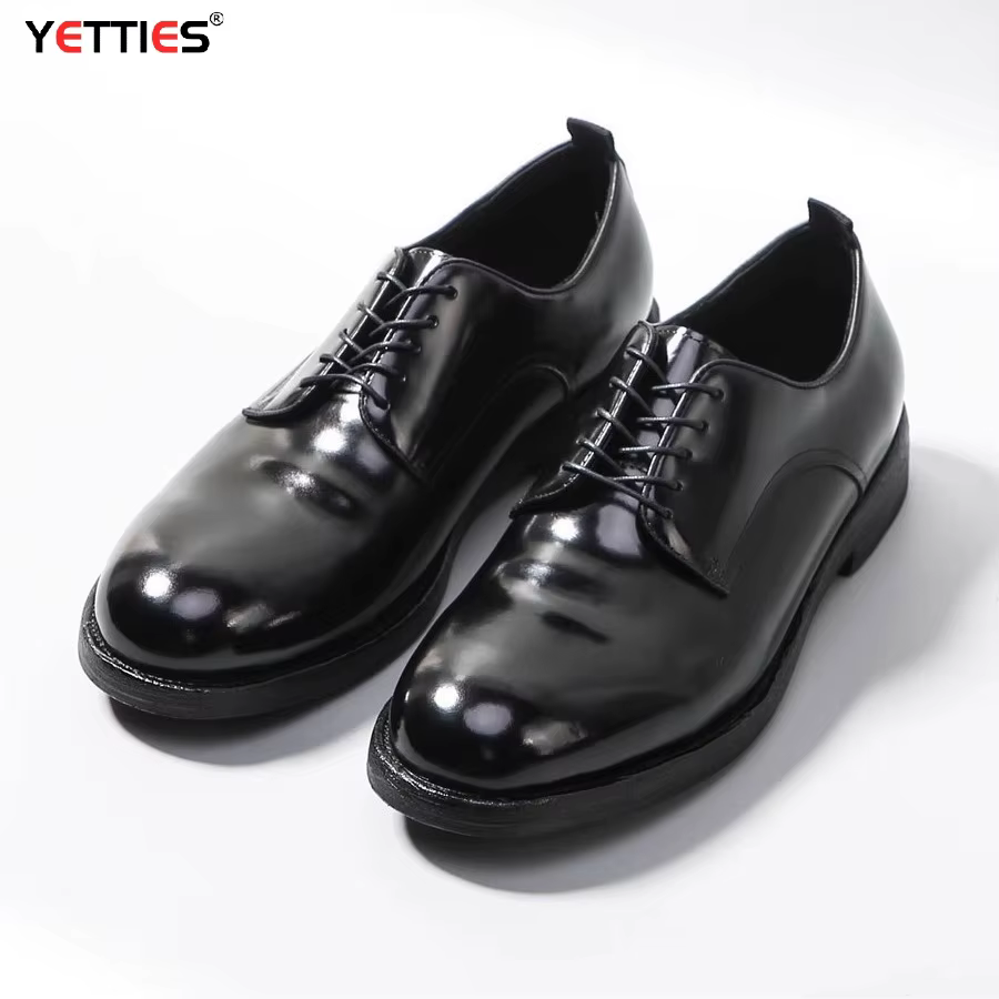 Chaussures Oxford de luxe en cuir de cheval pour hommes-chaussures habillées Goodyear Welt fabriquée
