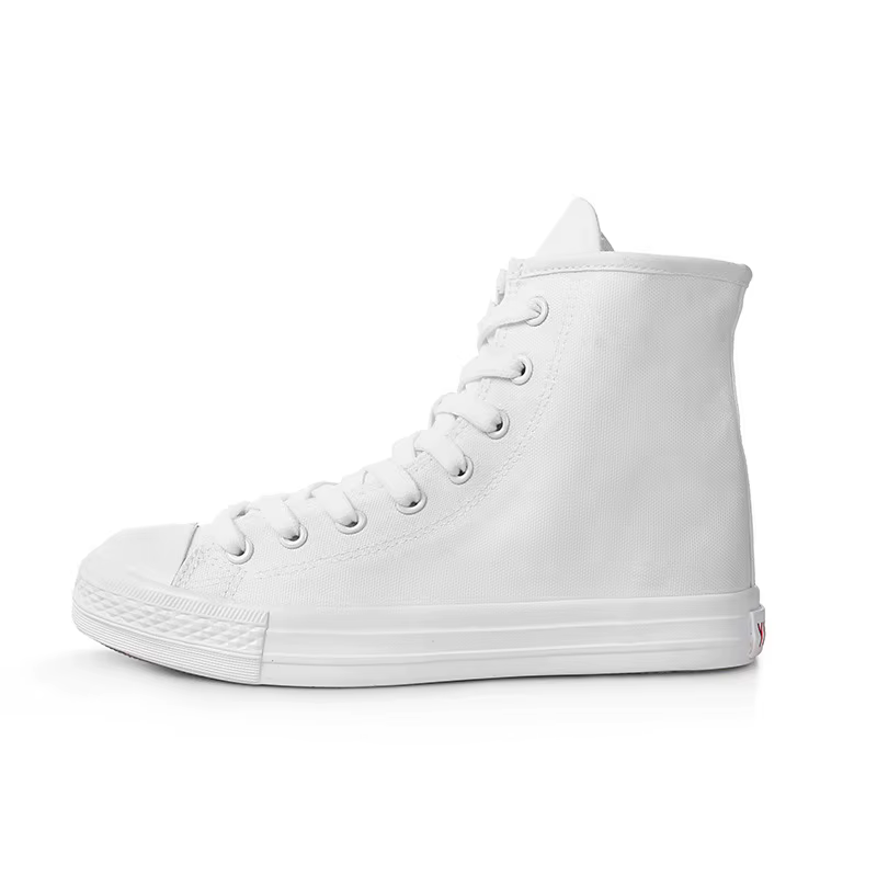 Chaussures montantes vulcanisées pour femmes, nouvelle collection 2026, en toile décontractée, style