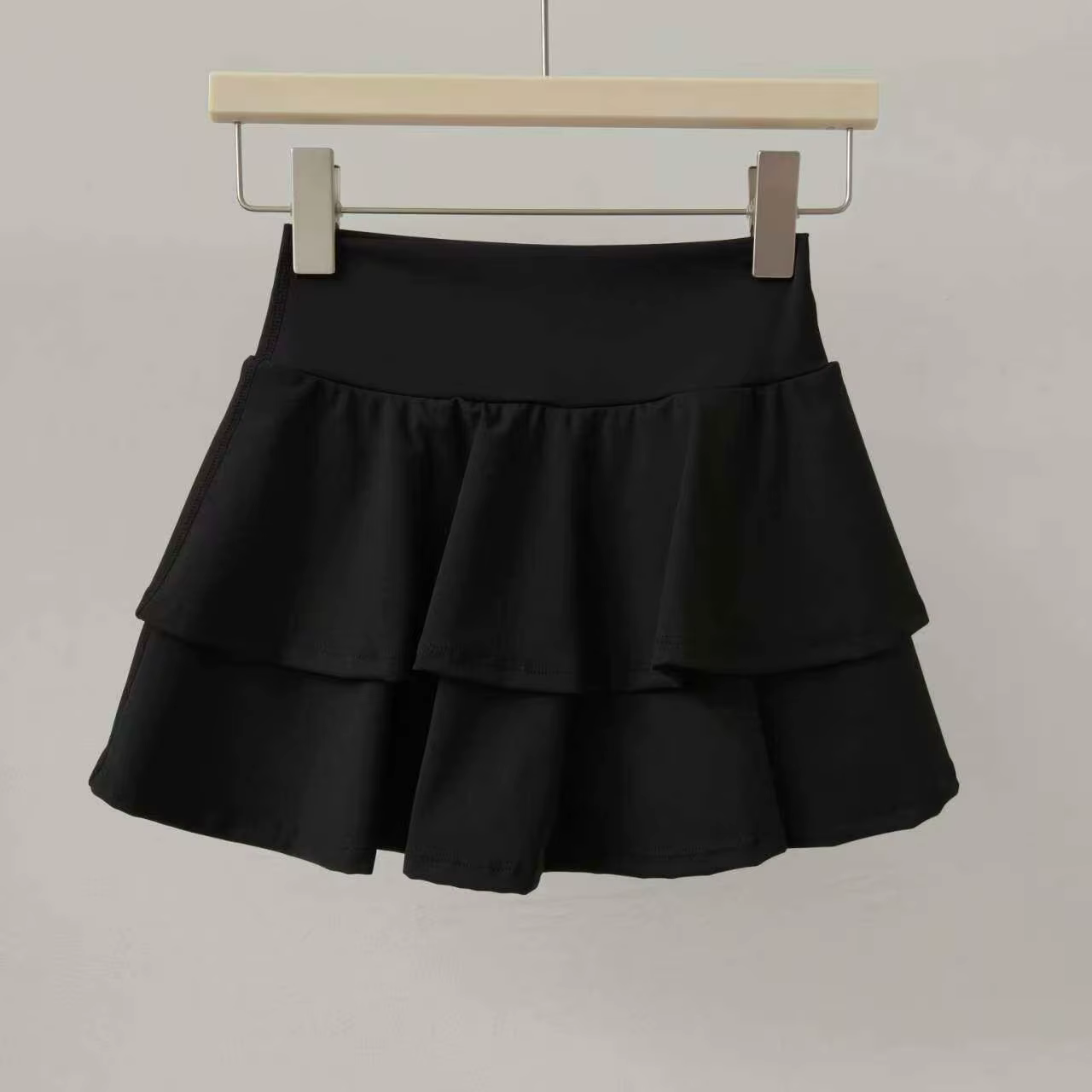 Jupe de sport anti-exposition pour le tennis, taille haute, séchage rapide, jupe trapèze pour le bad