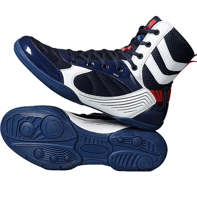 Chaussures de lutte antidérapantes chaussures de lutte à haute Traction pour hommes chaussures durab