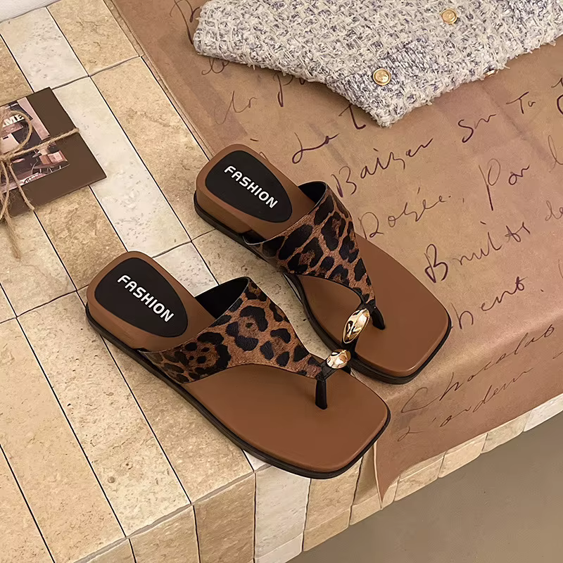 Mules à talon compensé pour femme, nouvelle collection 2026, style rétro français, mules à bout carr