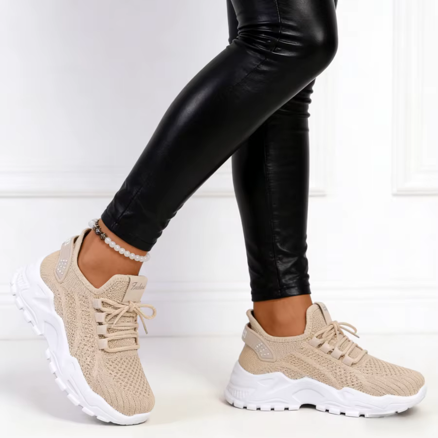 Nouvelles baskets à enfiler pour femmes, confortables, légères, semelle souple, durables, couleur un